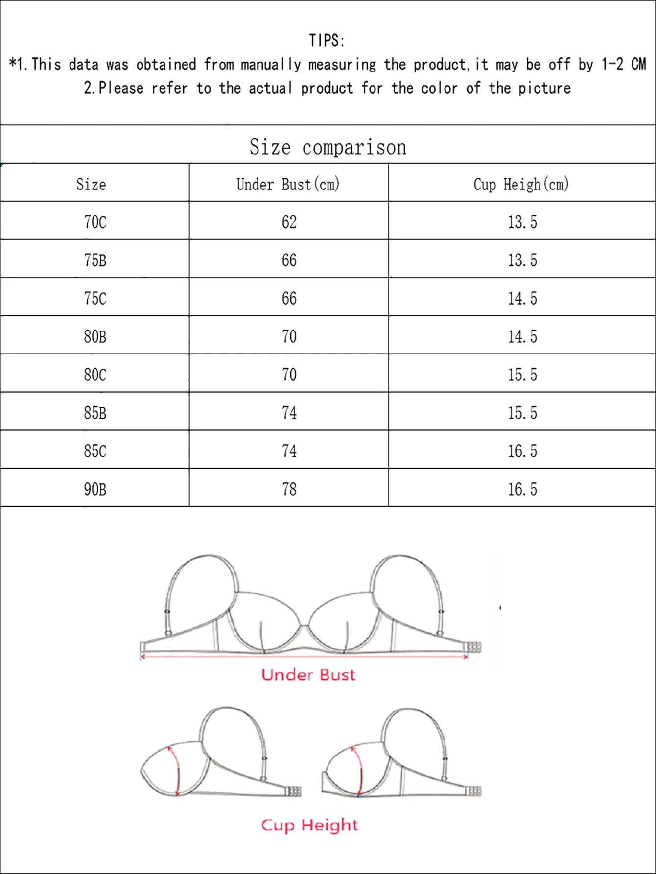 High quality ultra-thin red flower embroidered braissere MultiShop24