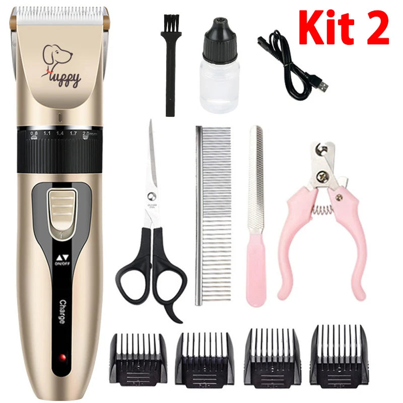 Electric Pet Clipper Grooming Kit For Dogs Reachageable Trimmer Haircut Cat Multi Shop24