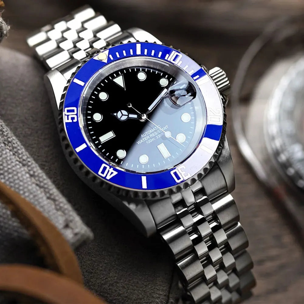 Miyota 8215 PT5000 Stainless Steel 40mm Dive Automatic Men Multi Shop24