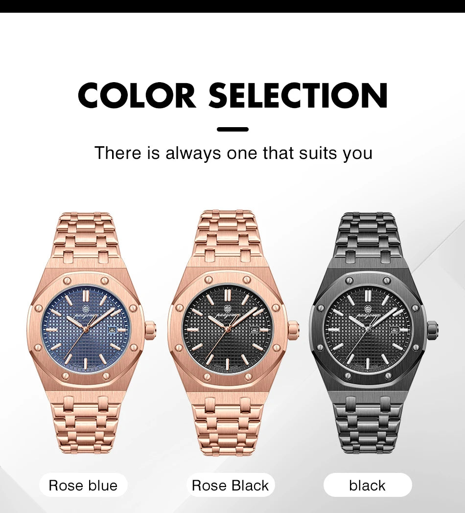 PAAZOMU Luxury Business Man Wristwatch Waterproof Luminous Date Men Multi Shop24