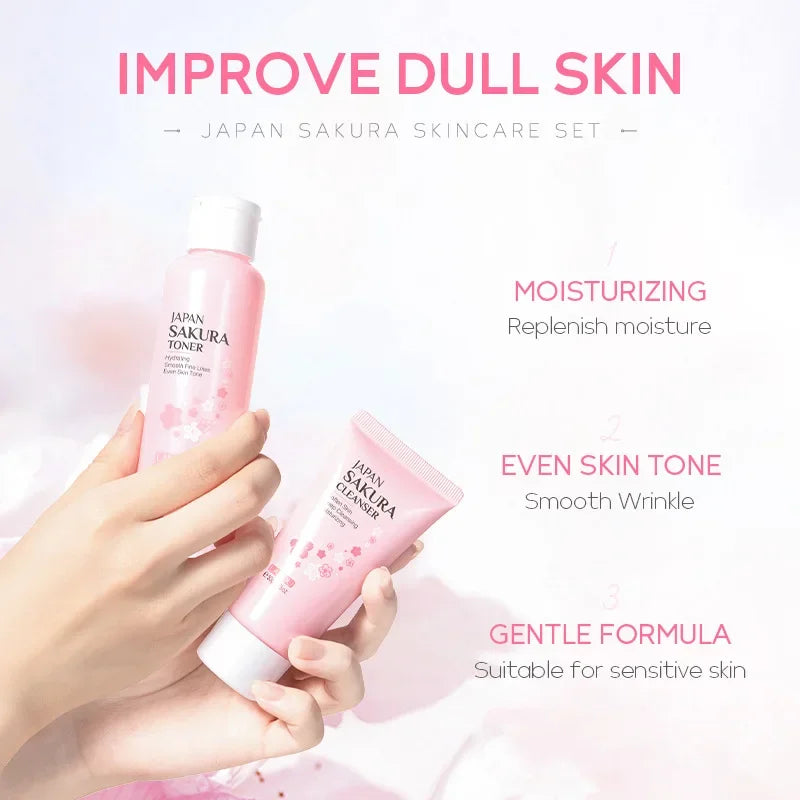 LAIKOU Sakura Kit Skin Care Sets Product  Korean Skincare Set