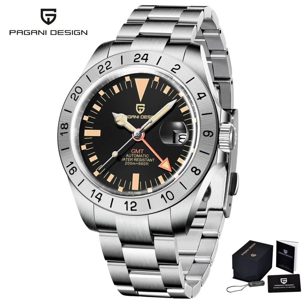 2026 New PAGANI DESIGN GMT Men Automatic Mechanical Watch Classic Multi Shop24