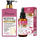 Retinol Body Lotion Firming For Face, Body, Dry Skin Improves Elasticity Age Rewind Serum For Face Serum Brightening