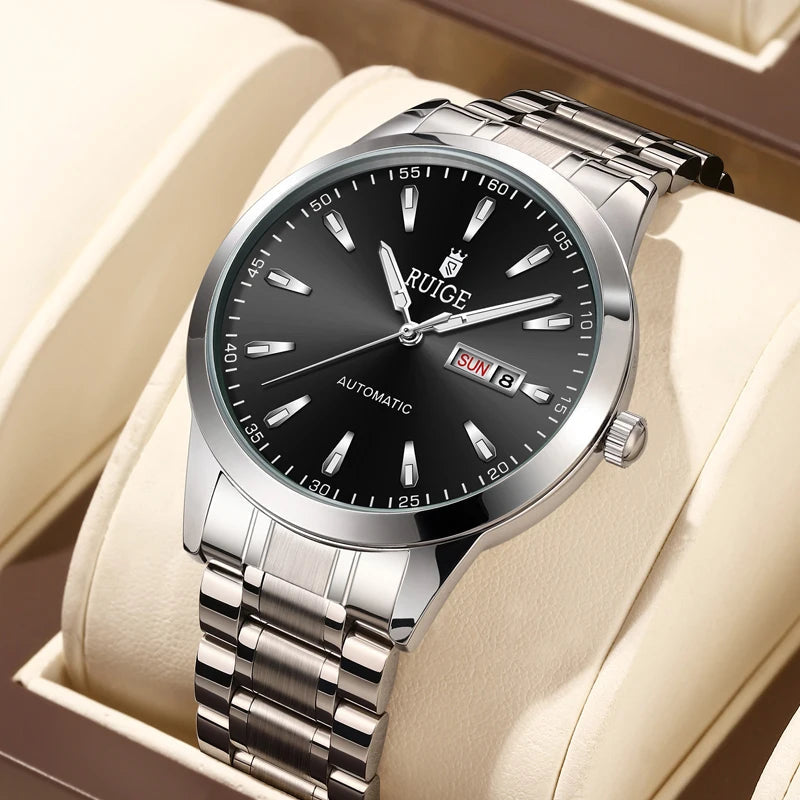 RUIGE Weekly Calendar Men's Fully Automatic Mechanical Watch Multi Shop24