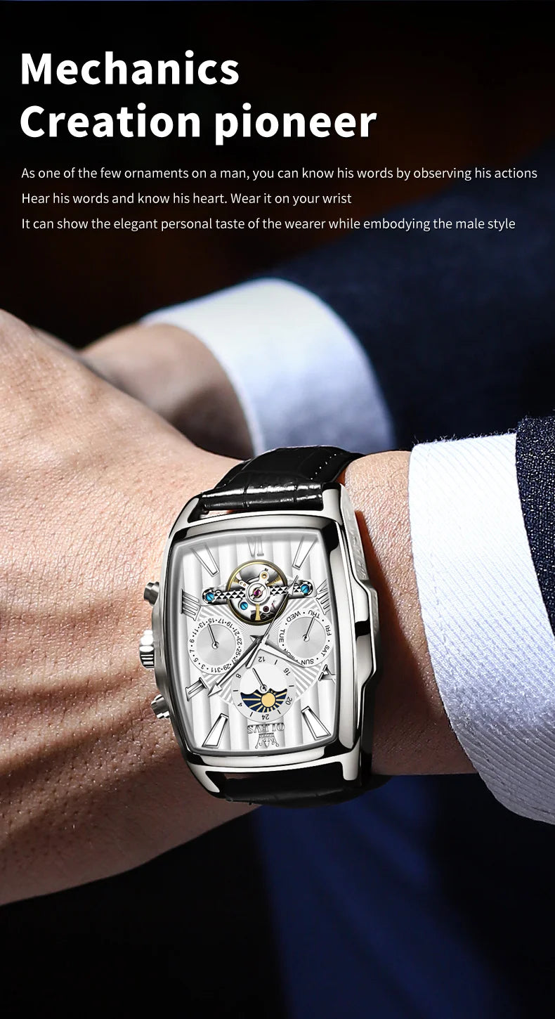 New OLEVS Mens Watches Automatic Mechanical Watch Multi Shop24