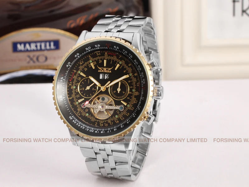 JARAGAR Original Big Dial Tourbillon Chronograph Automatic Man Watches Multi Shop24