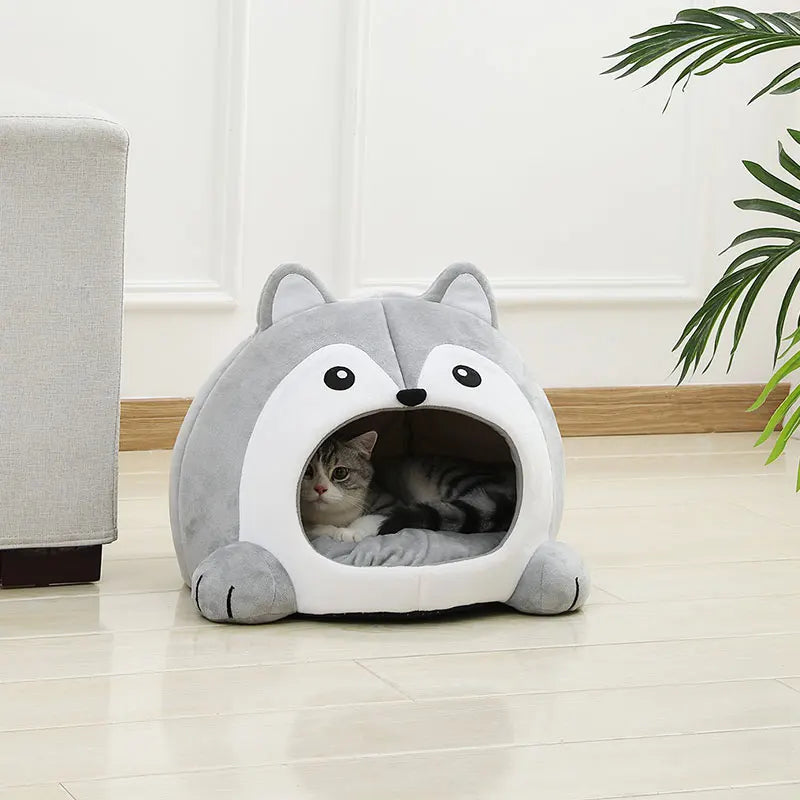 Very Soft Cat Bed Pet Basket Cat House Sofa Small Dog Lounger Cushion Kittens Cave Puppy Mat House Tent Bed Supplies For Cats MultiShop24