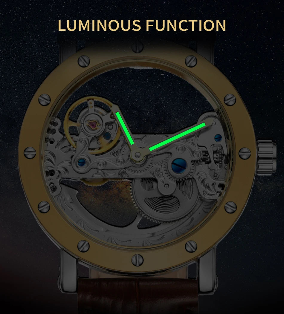 2024 Top Brand Luxury Steel Skeleton Tourbillon Automatic Multi Shop24