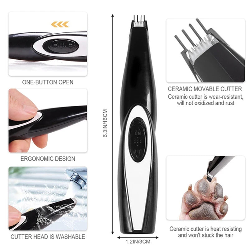 Electric Pet Clipper Grooming Kit For Dogs Reachageable Trimmer Haircut Cat Multi Shop24