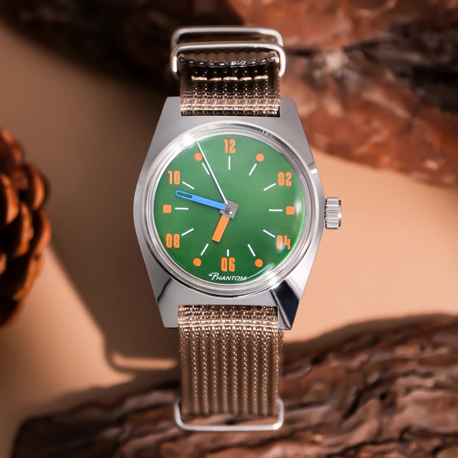 7120 Hand-Wind Mechanical Watch Men 36mm Multi Shop24