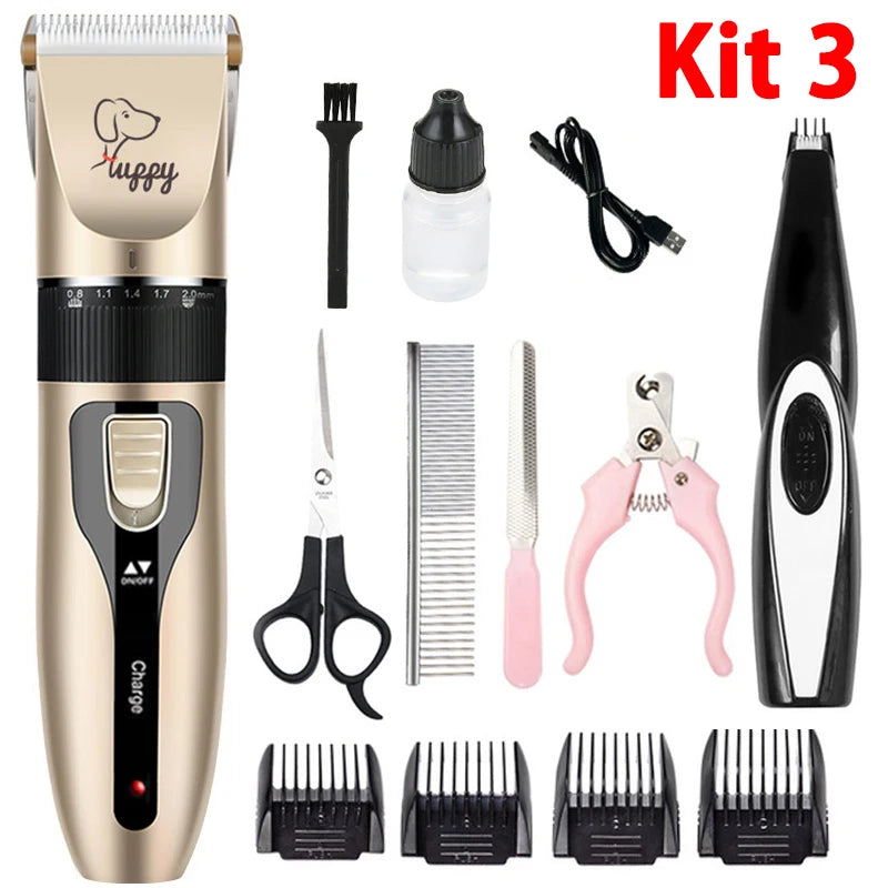 Electric Pet Clipper Grooming Kit For Dogs Reachageable Trimmer Haircut Cat Multi Shop24