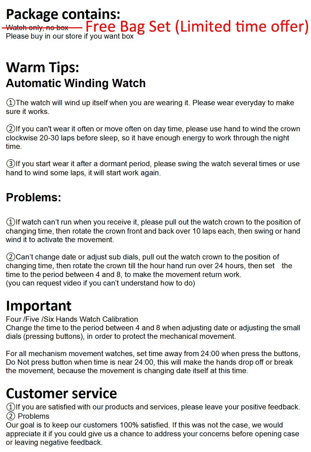 Automatic Men Watch Mechanical Self Wind Movement Stainless Steel Gold Multi Shop24