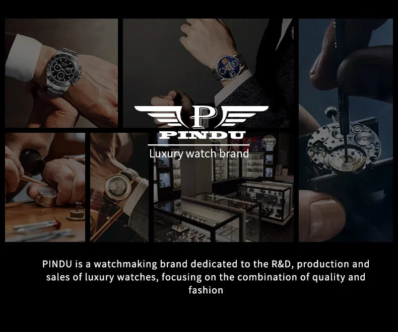PINDU Design Mens Watches Top Brand Luxury Fashion Business Automatic Multi Shop24