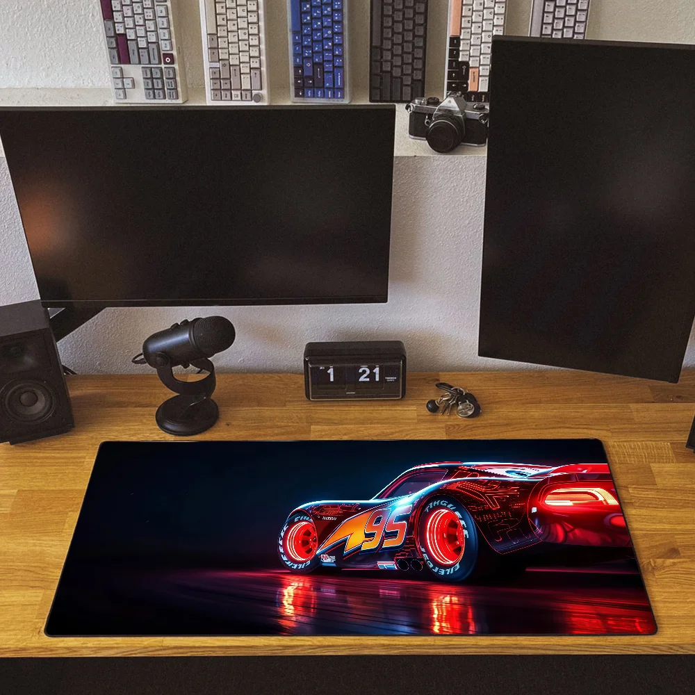 Cartoon Rayo Cute M-Mc-Queen 95 Car Mouse Pad Large Desk Mat Keyboard Multi Shop24