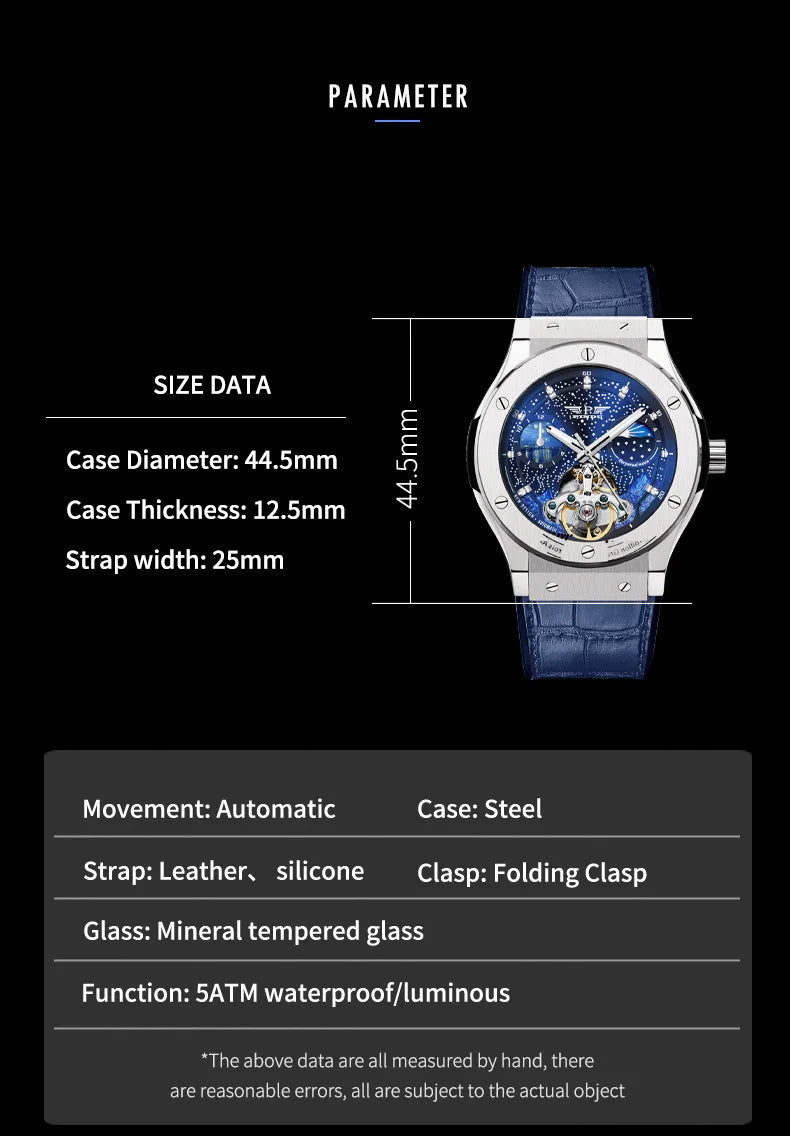 PINDU Design Mens Watches Top Brand Luxury Fashion Business Automatic Multi Shop24