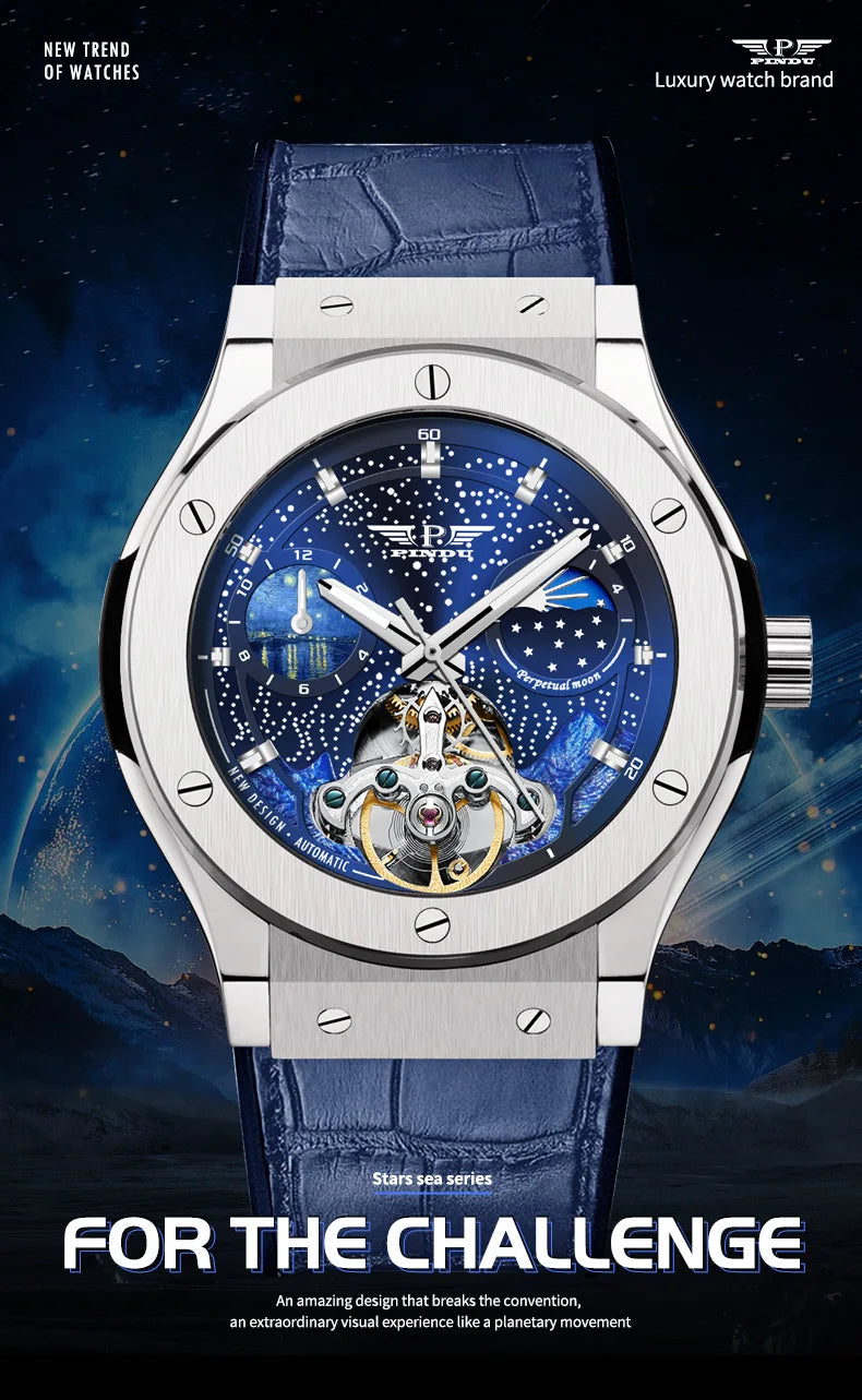 PINDU Design Mens Watches Top Brand Luxury Fashion Business Automatic Multi Shop24