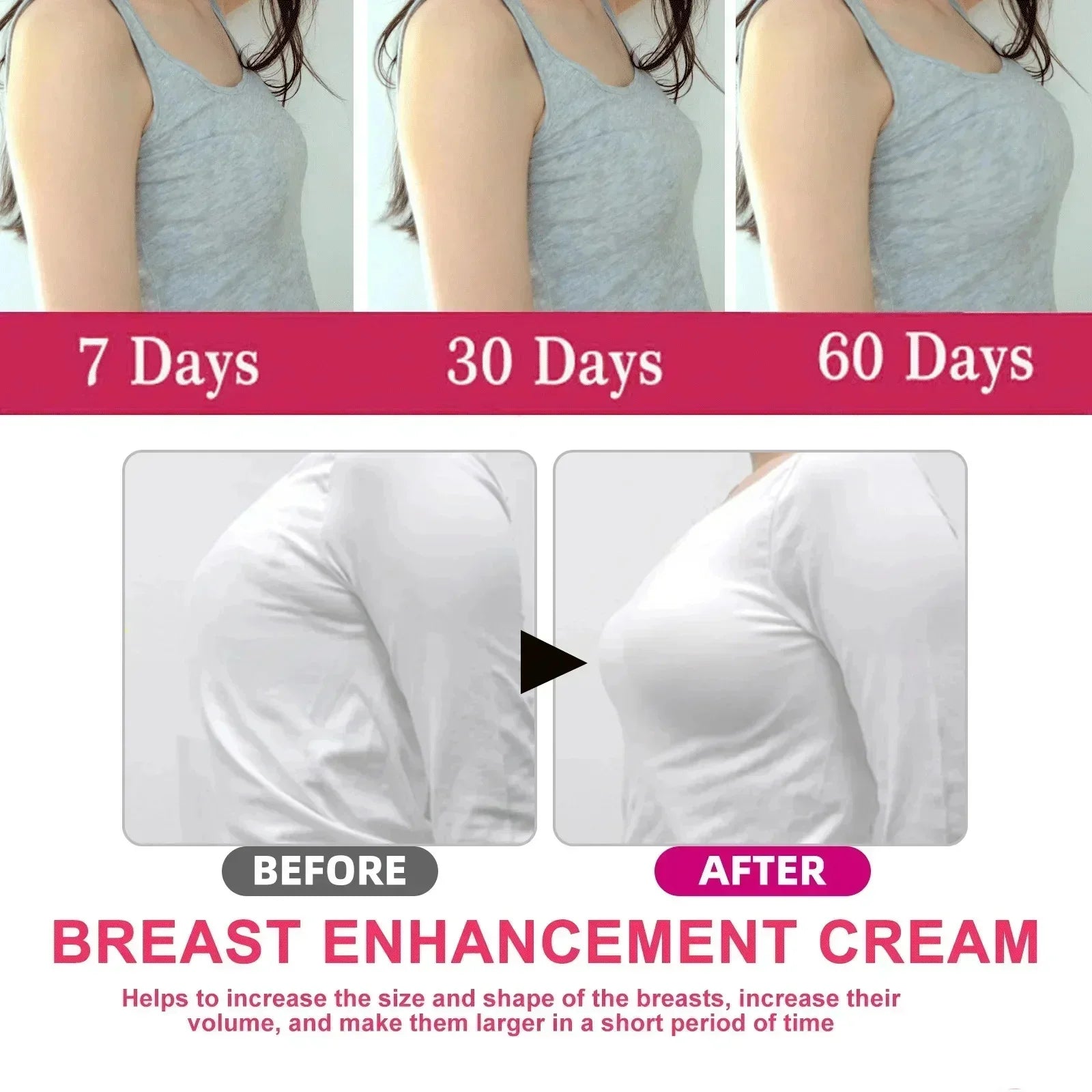 Natural Breast Enlargement Cream Chest Lift Firm Enhancer Care Oil