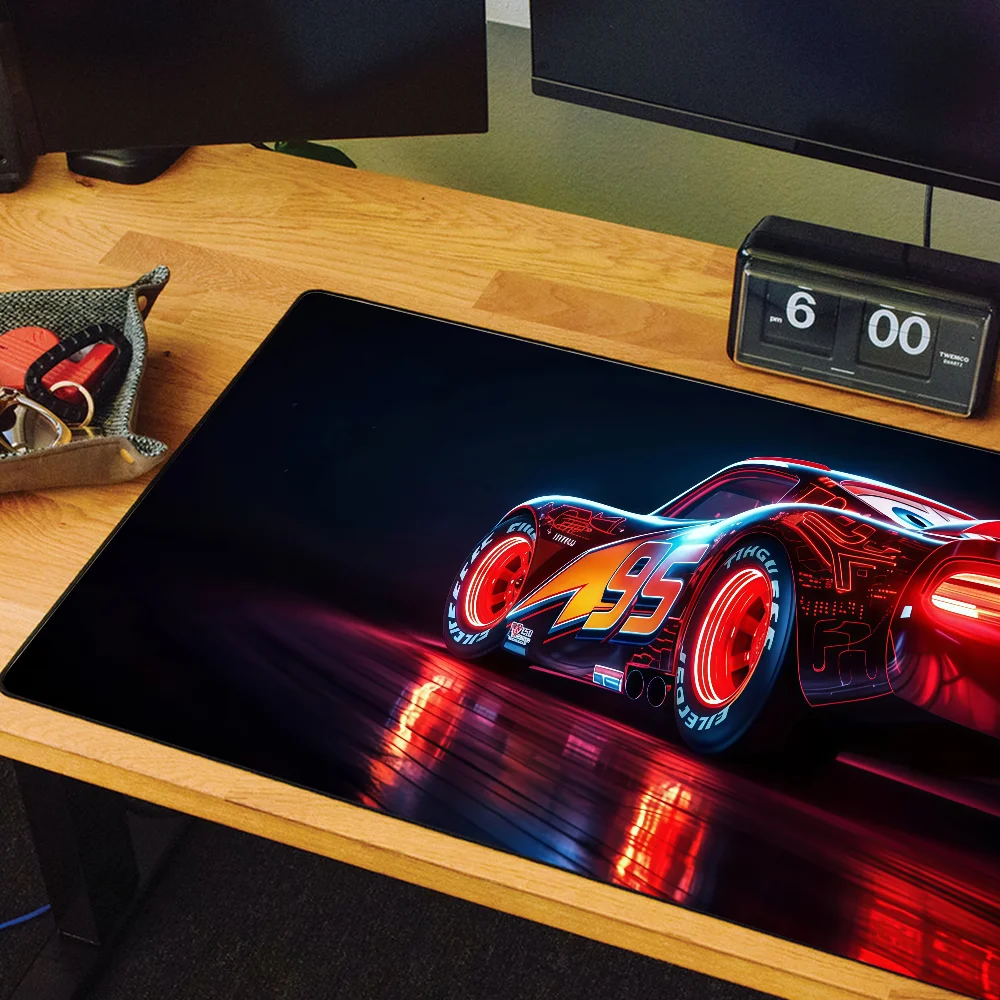 Cartoon Rayo Cute M-Mc-Queen 95 Car Mouse Pad Large Desk Mat Keyboard Multi Shop24