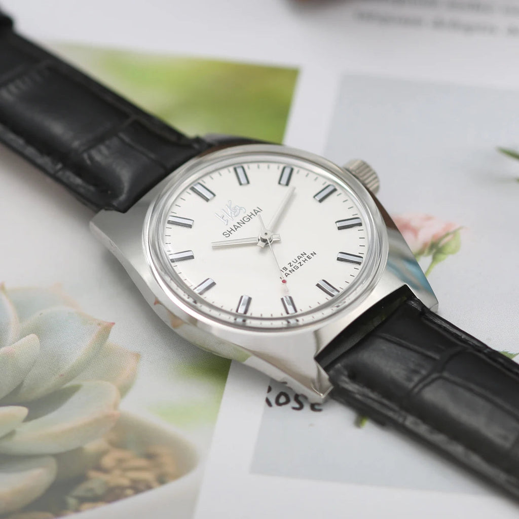 Shanghai Watches Sterile Dial Bauhaus Design 36mm Men's Multi Shop24
