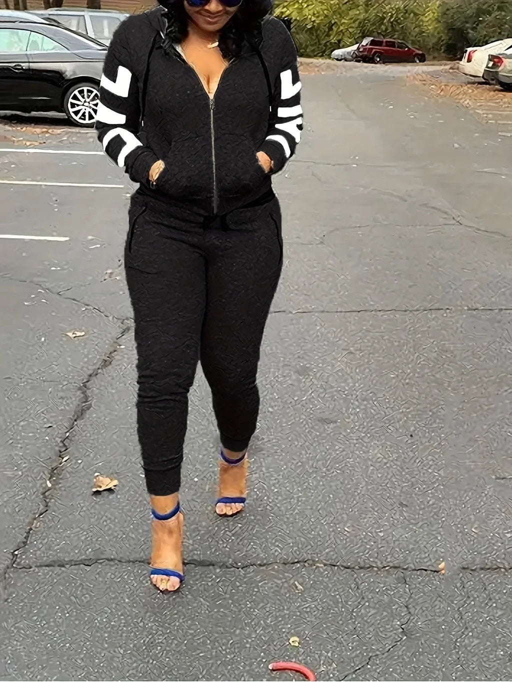 Women Clothes Sets 2025 New Casual GreyTracksuits Two Piece Set Women Sport Suit Hoodies Jogging Size Harajuku - Multi Shop24