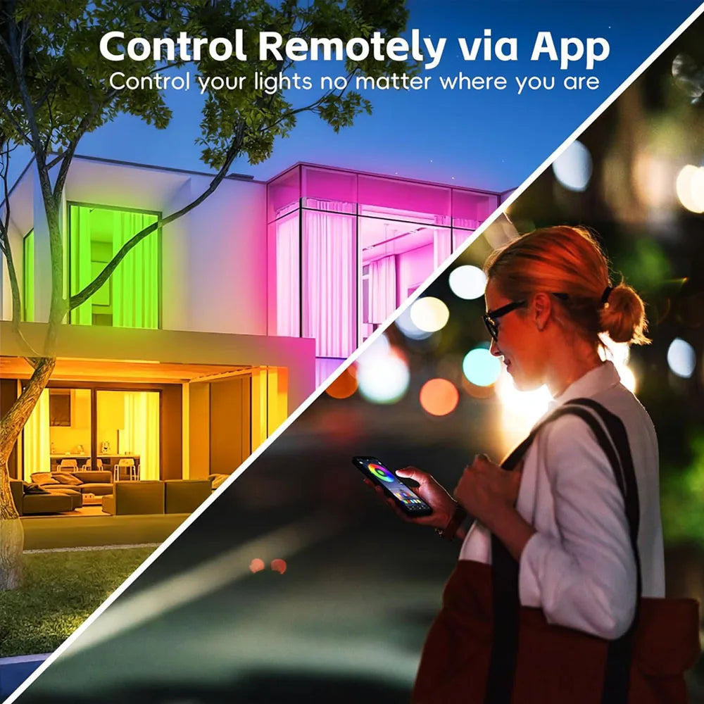 RGB LED Strip 12V 1m 2m 3m 4m 5m 10m Dimmable Lamp Waterproof Lights - Multi Shop24