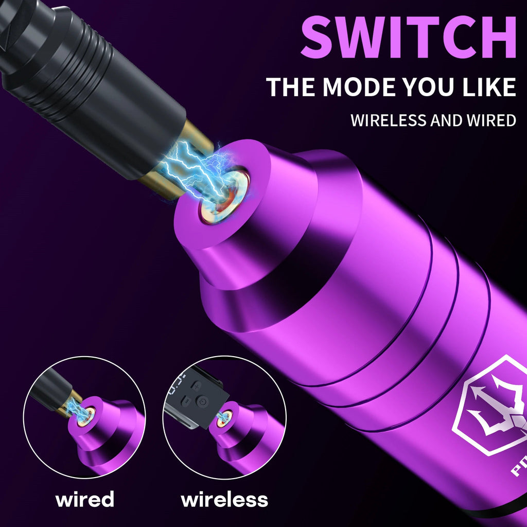 Tattoo Kit POSEIDON V5 Beautiful Tattoo Pen Kit For Permanent Makeup Tattoo Machine Kit Hot Tattoo Power Supply Tattoo Gun Kit MultiShop24