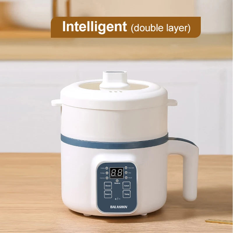 Electric Rice Cooker Single Double Layer 220V Multi Cooker 1.7L - Multi Shop24