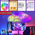 3D Big Cloud Lightning Light 360 Degree Wireless Remote APP Music Sync Multicolor - Multi Shop24
