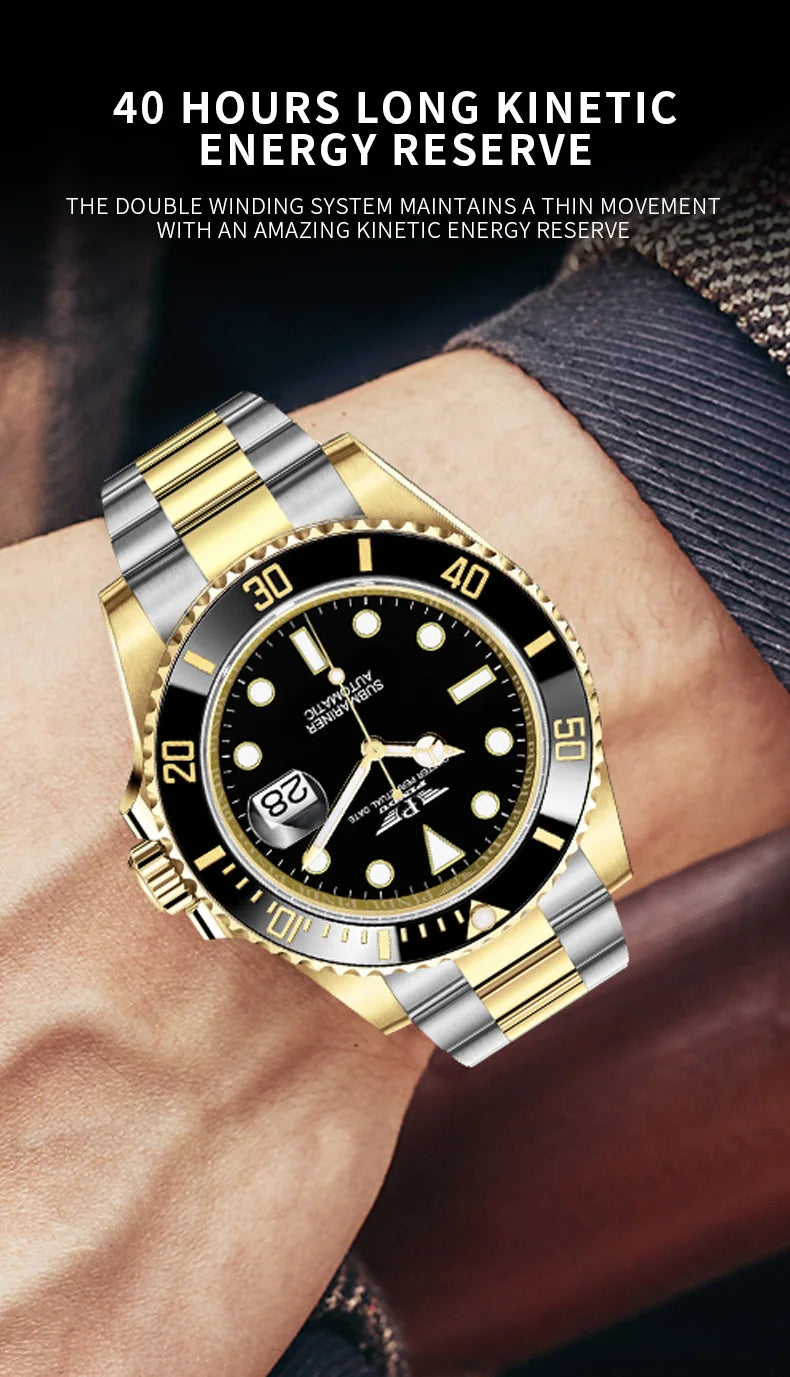 Reloj Hombre PINDU DESIGN Water Ghost Men Mechanical Wristwatch 40MM Luxury Multi Shop24