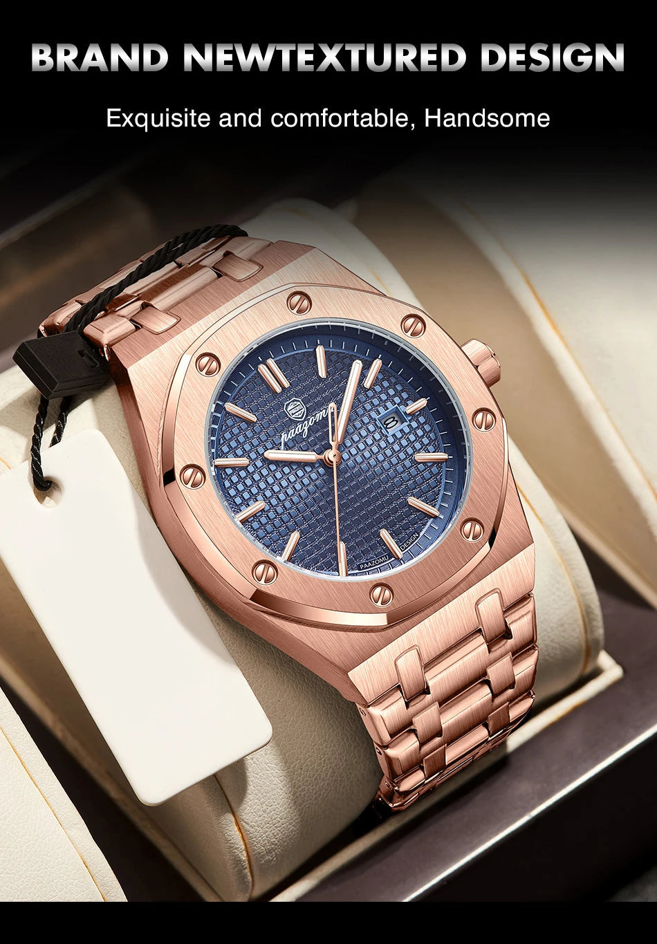 PAAZOMU Luxury Business Man Wristwatch Waterproof Luminous Date Men Multi Shop24