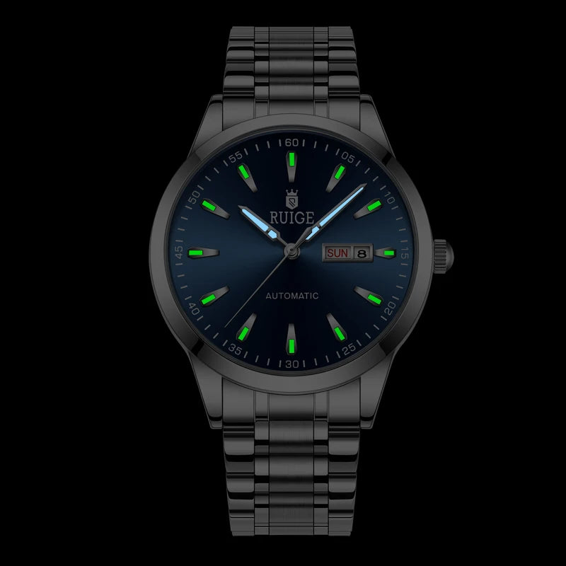 RUIGE Weekly Calendar Men's Fully Automatic Mechanical Watch Multi Shop24