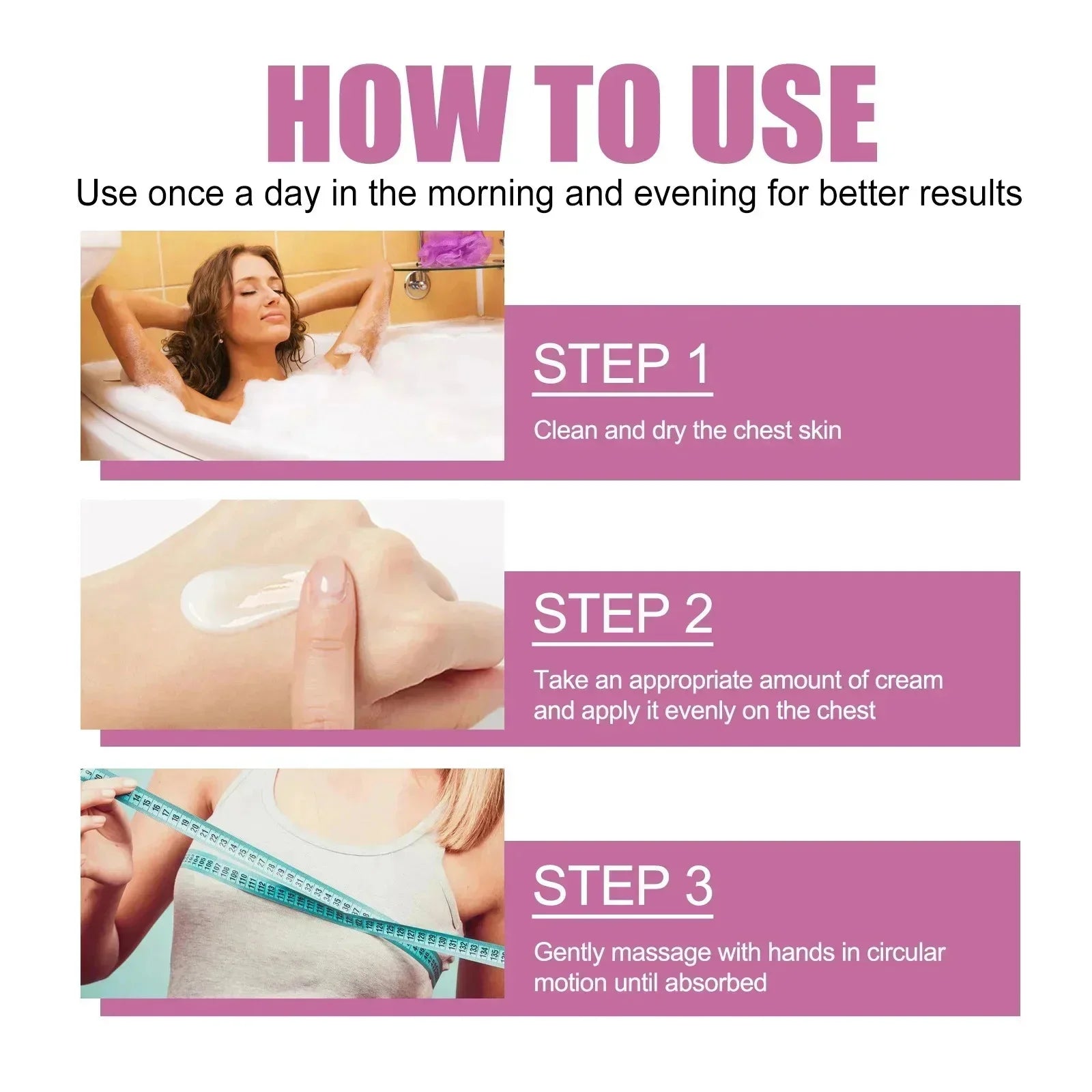 Natural Breast Enlargement Cream Chest Lift Firm Enhancer Care Oil