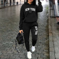 NEW YORK Women's Tracksuit Autumn Winter Hoodies Trousers 2PCS Suit Sports Jogging Street High quality Clothes Women Pants Sets MultiShop24