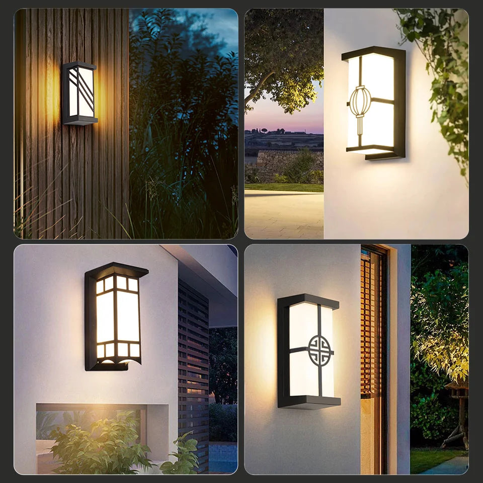 Outdoor Lamps Motion Sensor Wall Light Waterproof AC85-265V 16/30W - Multi Shop24