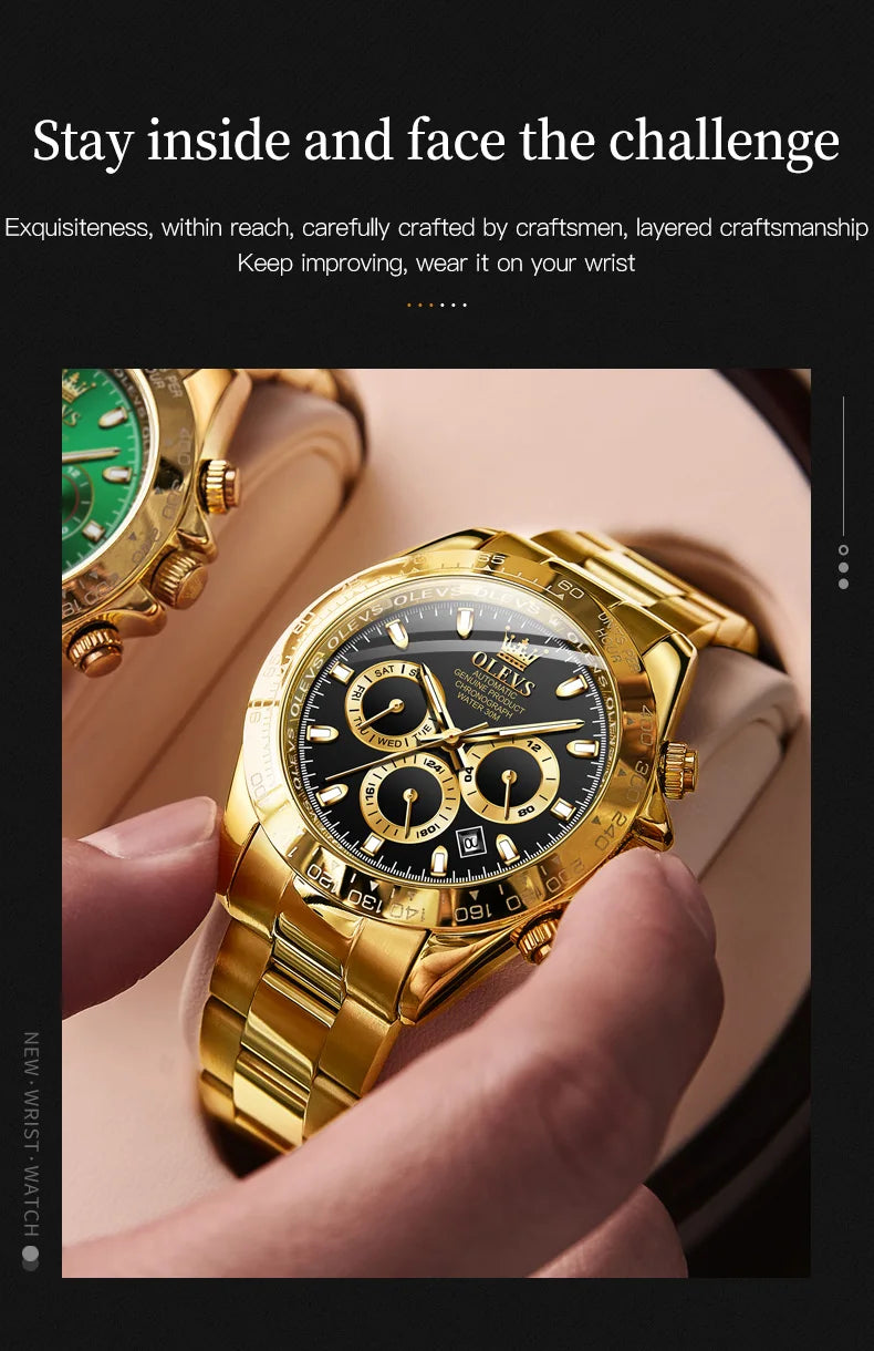 OLEVS 6638 TOP Brand Automatic Mechanical Watch for Men Multi-function Multi Shop24