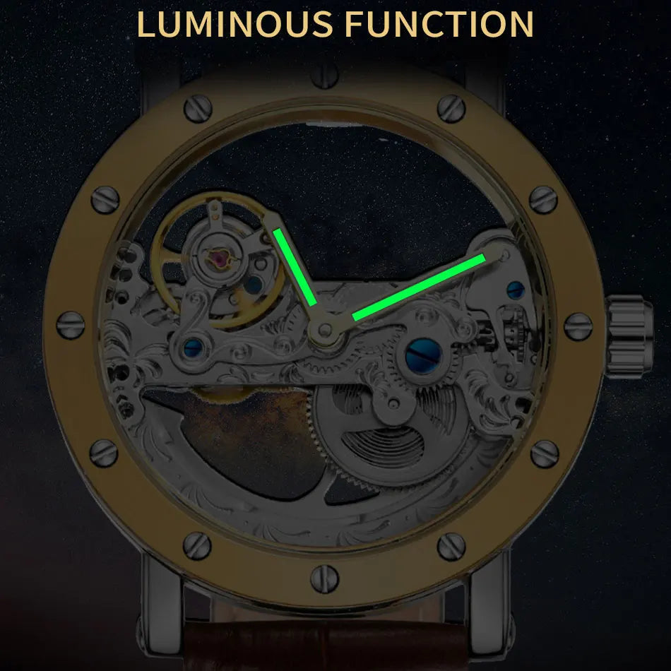 2024 Top Brand Luxury Steel Skeleton Tourbillon Automatic Multi Shop24