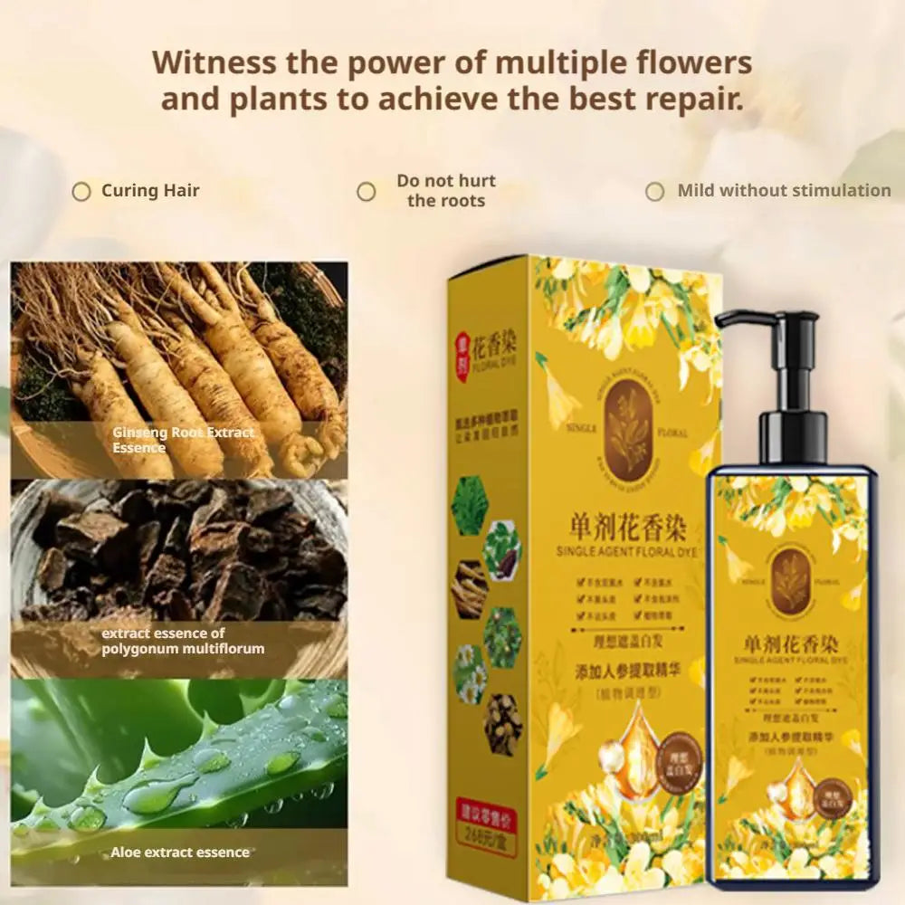 Long Lasting Natural Hair Dye Shampoo