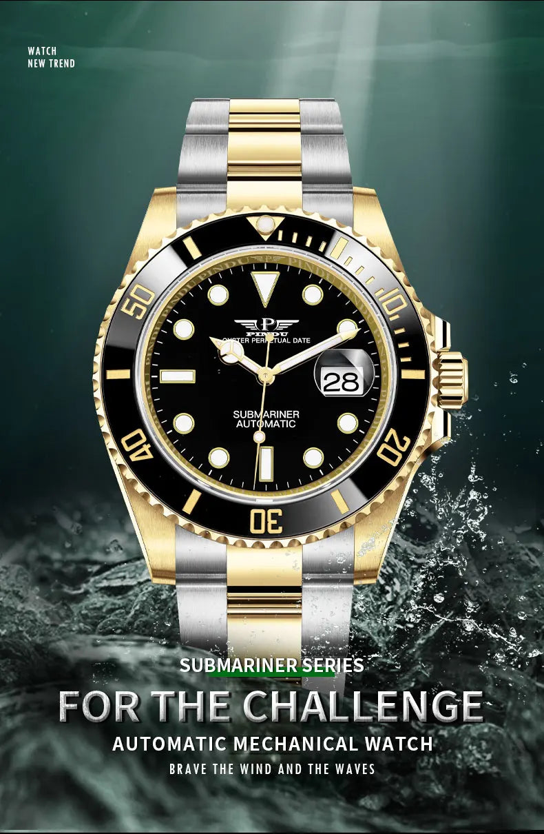 Reloj Hombre PINDU DESIGN Water Ghost Men Mechanical Wristwatch 40MM Luxury Multi Shop24