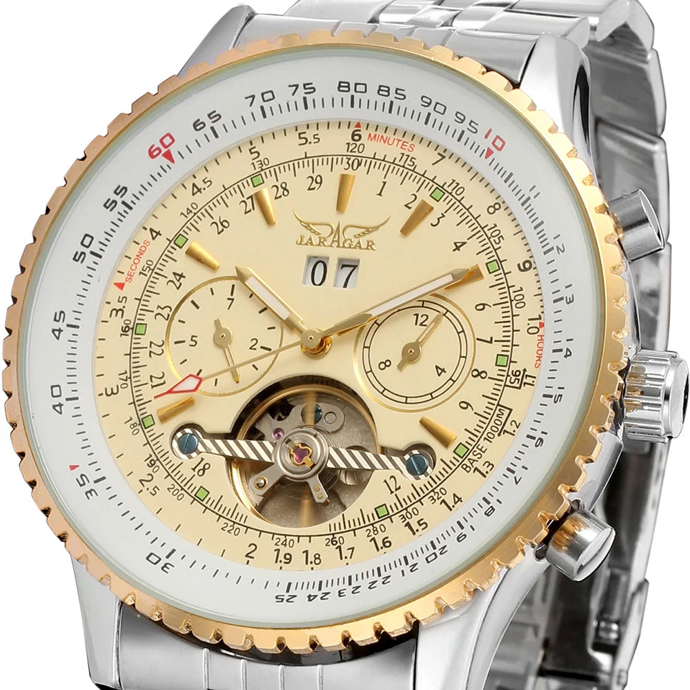 Jaragar 50MM Automatic Mechanical Watch for Men,Multifunctional, Multi Shop24