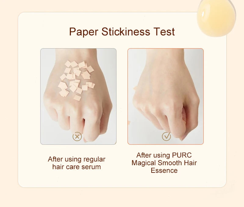 PURC Magic Instant Smooth Hair Serum Nourishing Repair Damaged Leave-In Hair Oil