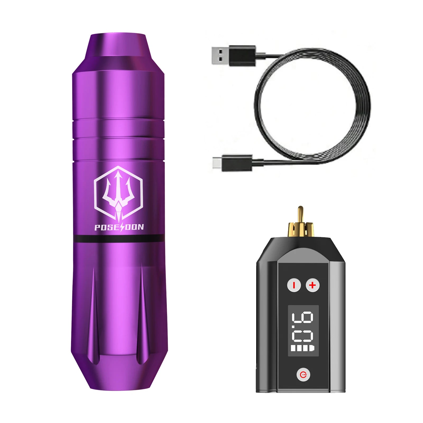 Tattoo Kit POSEIDON V5 Beautiful Tattoo Pen Kit For Permanent Makeup Tattoo Machine Kit Hot Tattoo Power Supply Tattoo Gun Kit MultiShop24