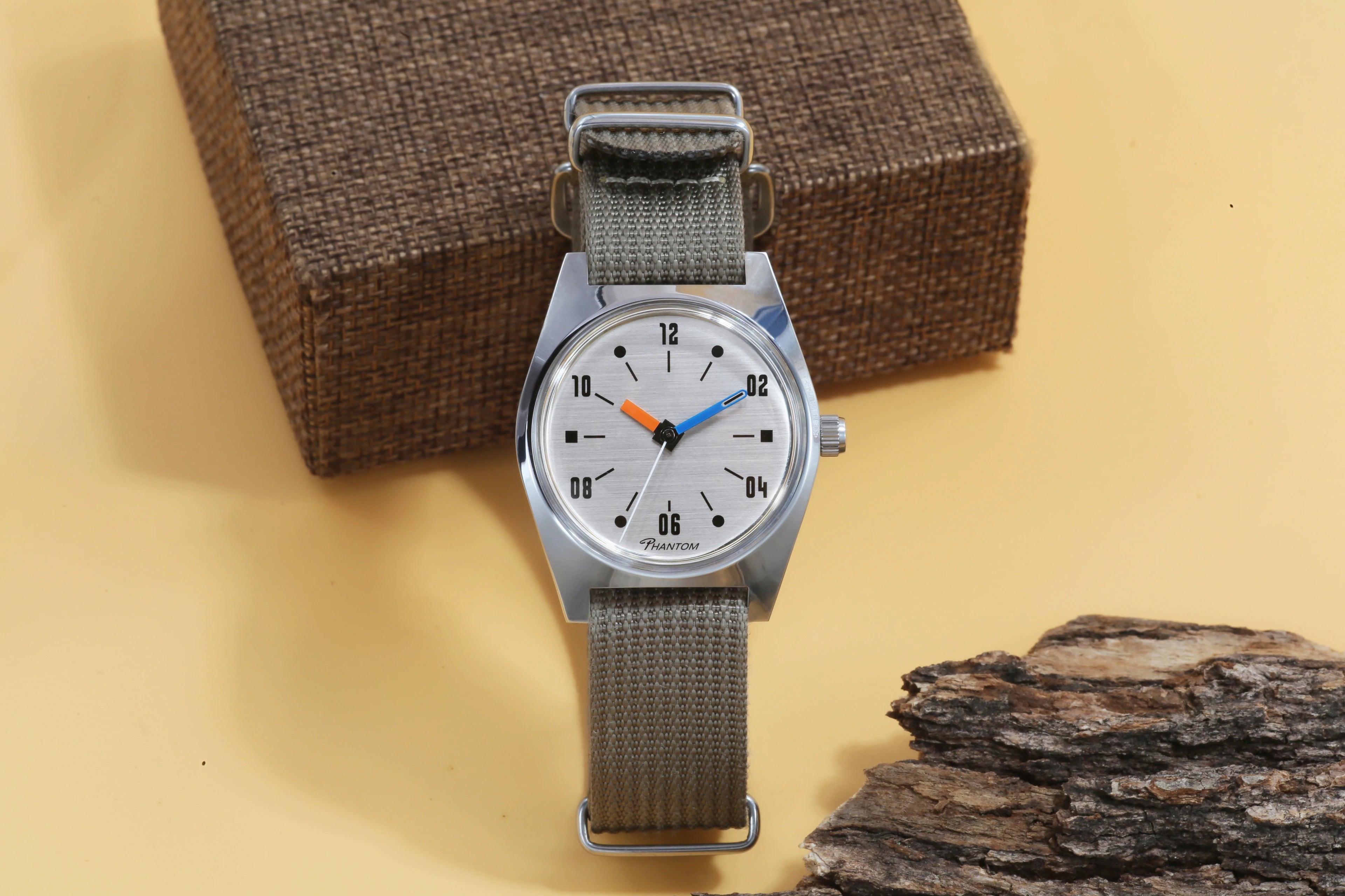 7120 Hand-Wind Mechanical Watch Men 36mm Multi Shop24