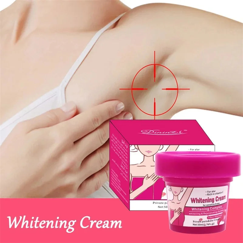 Body Whitening Bleach Cream Brighten Underarm Elbow Knees