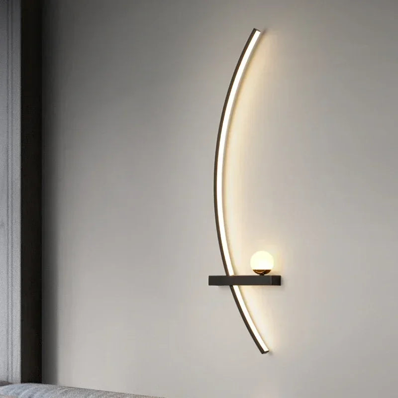 Modern LED Wall Lamp Stripes Wall Sconce for Bedroom Bedside Living Room - Multi Shop24