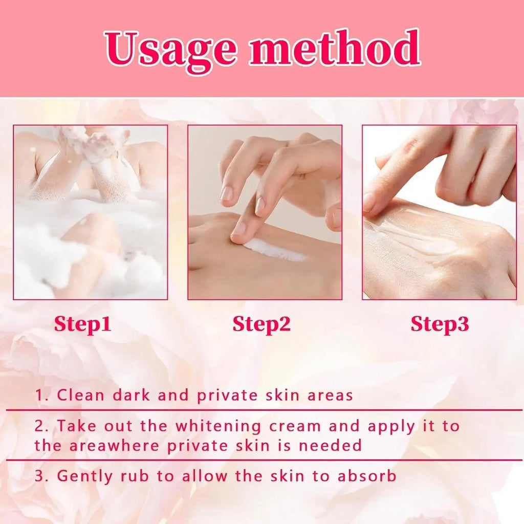Body Whitening Bleach Cream Brighten Underarm Elbow Knees