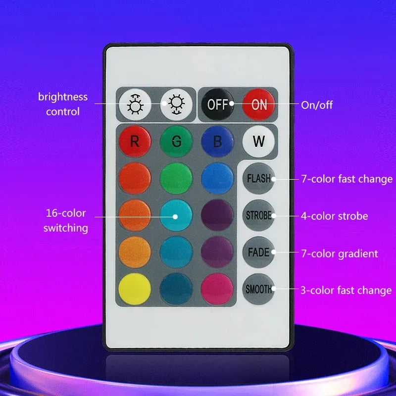 USB LED Light Bar RGB Color Changing TV Backlight Remote Symphony - Multi Shop24