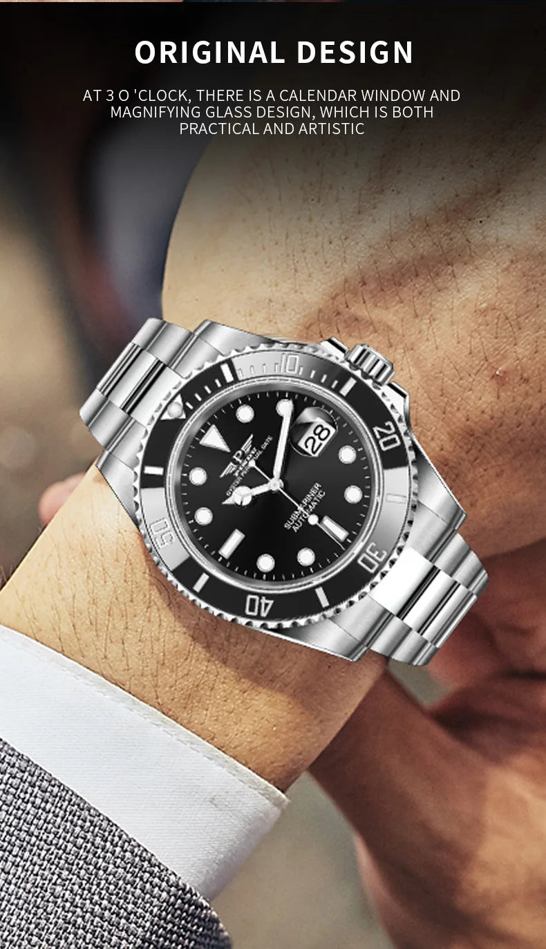 Reloj Hombre PINDU DESIGN Water Ghost Men Mechanical Wristwatch 40MM Luxury Multi Shop24