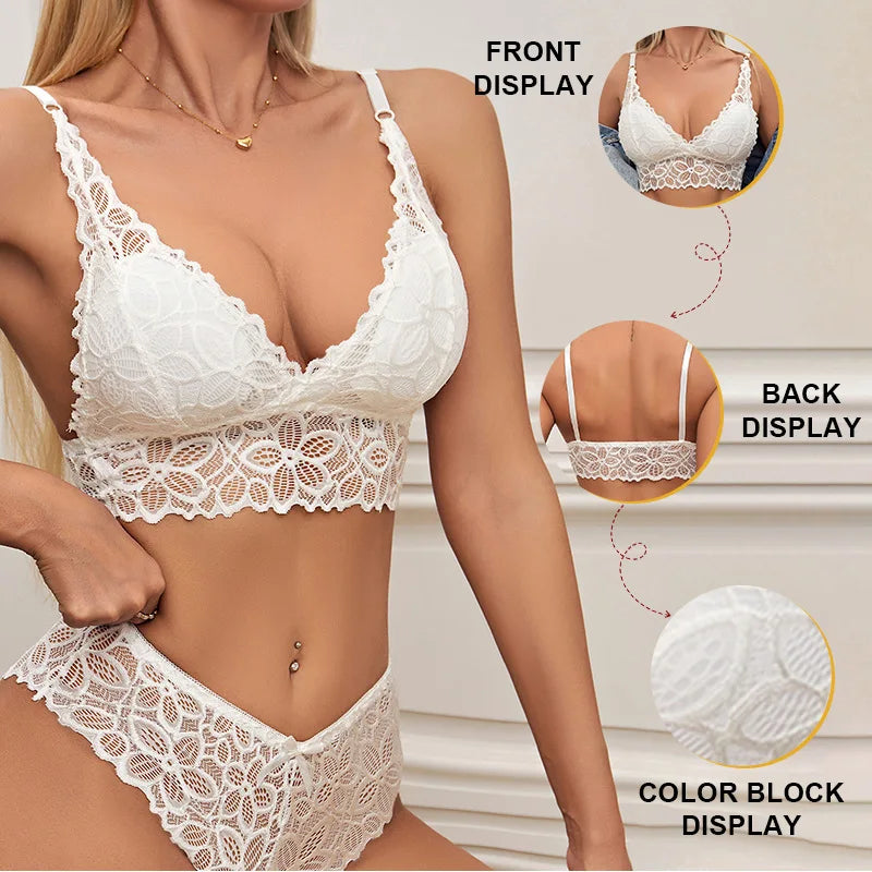 Lace Bra And Panties Set for Women MultiShop24