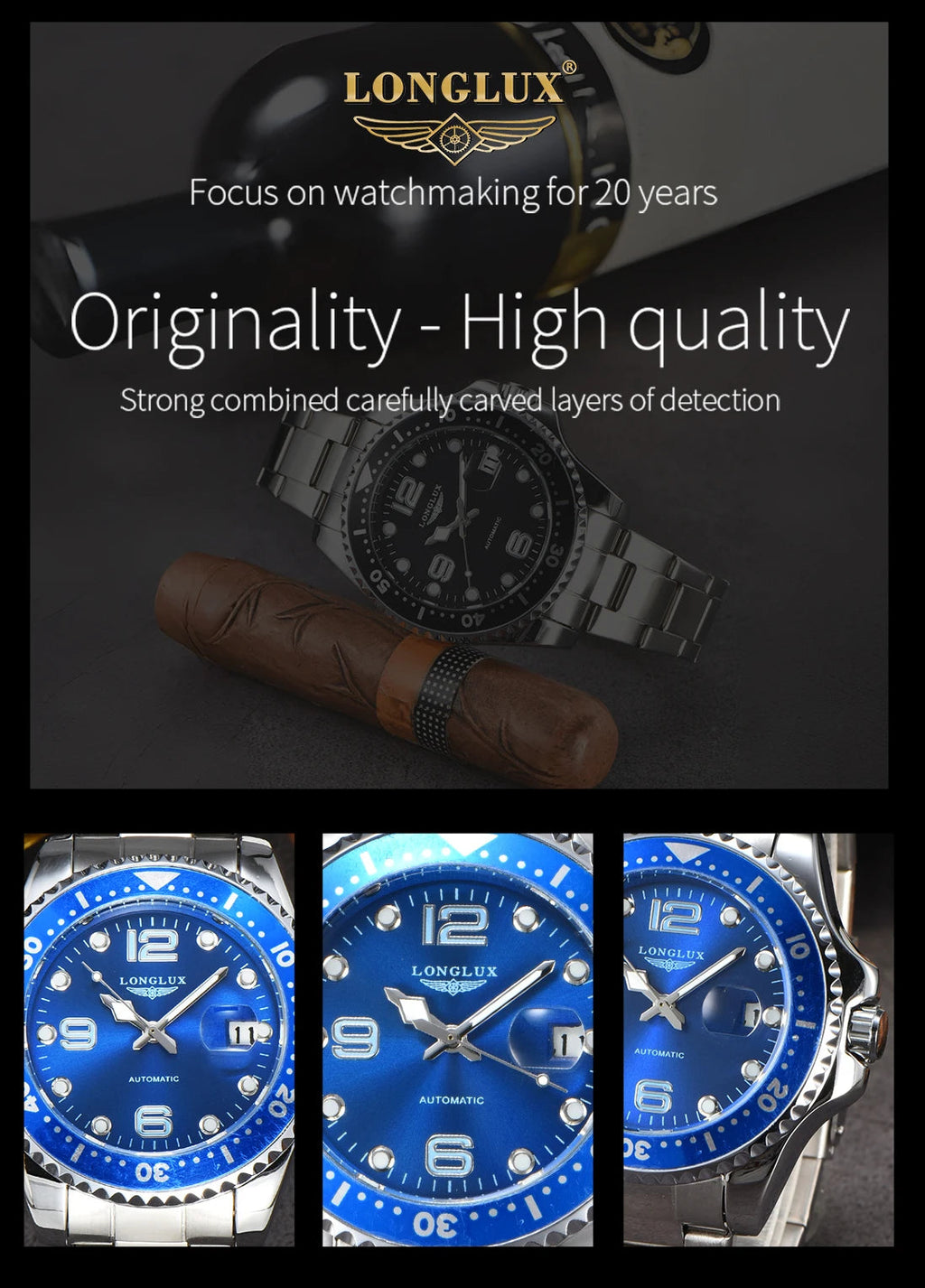 Men automatic watch business mechanical watches Multi Shop24