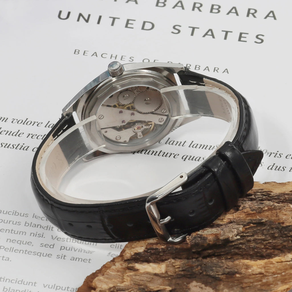 Shanghai 36MM Hand-Wind Mechanical Watch 7120 Waterproof Multi Shop24